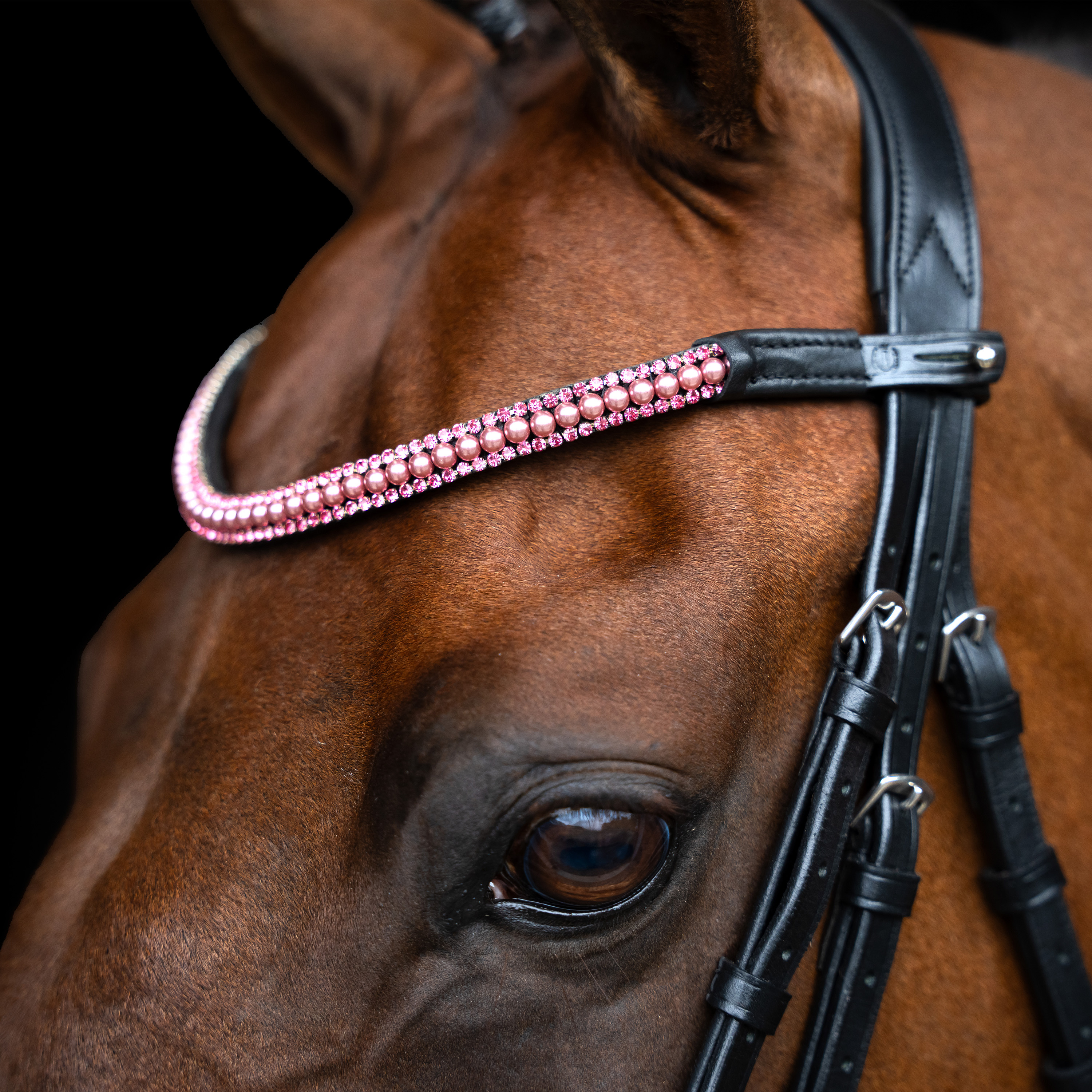 Imperial Riding Otsaremmit Beads - Pinkki