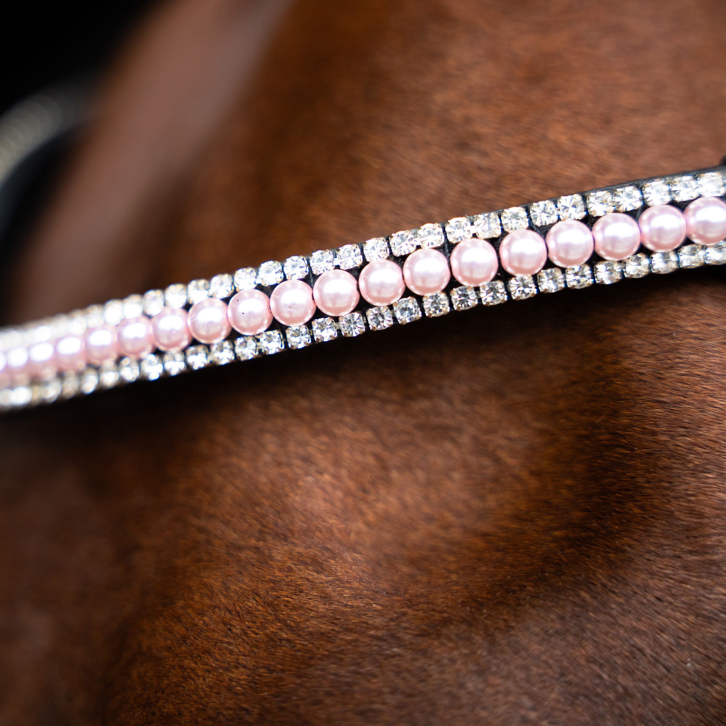 Imperial Riding Otsaremmit Beads - Vaaleanpunainen - 2