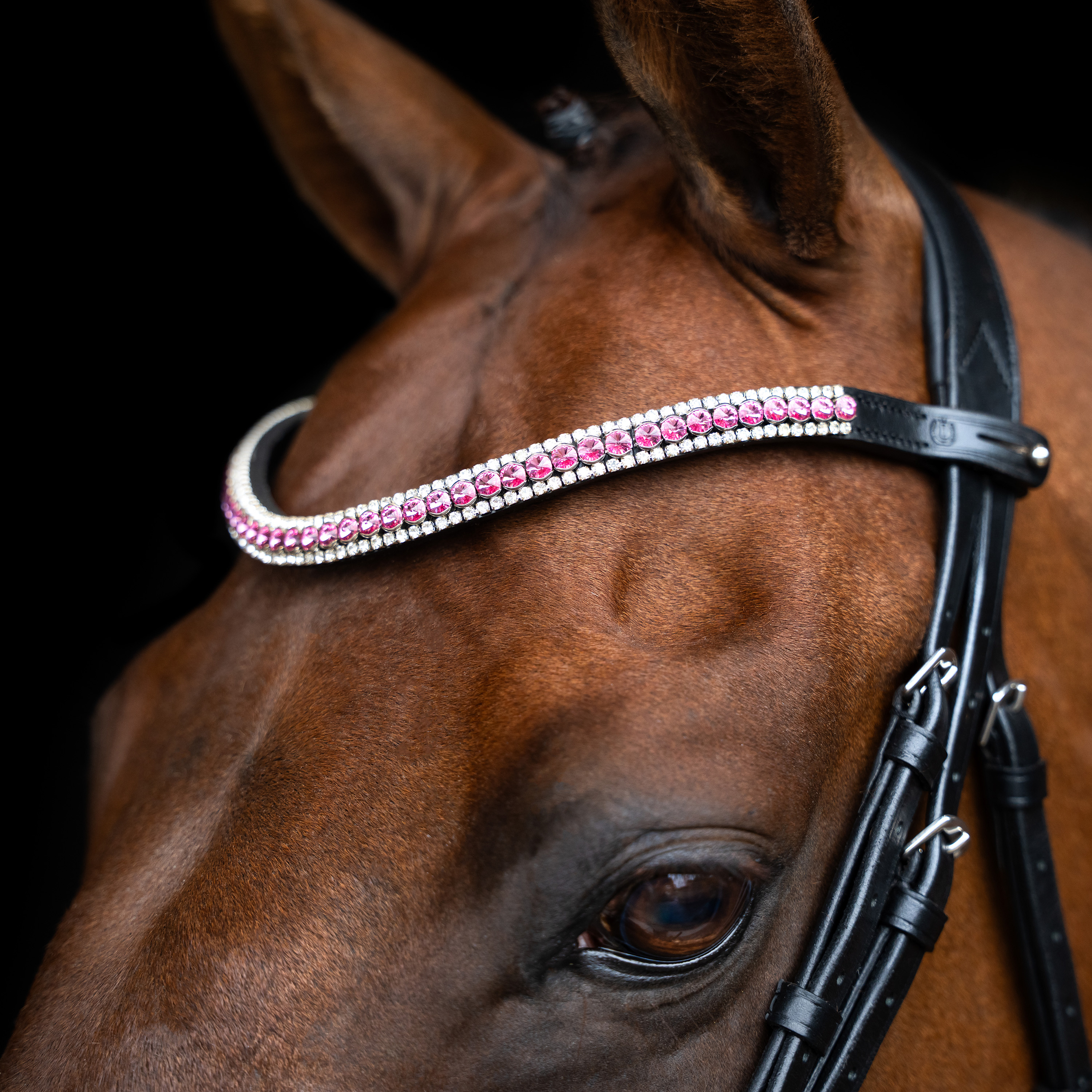 Imperial Riding Otsaremmit Beads - Multi Pinkki