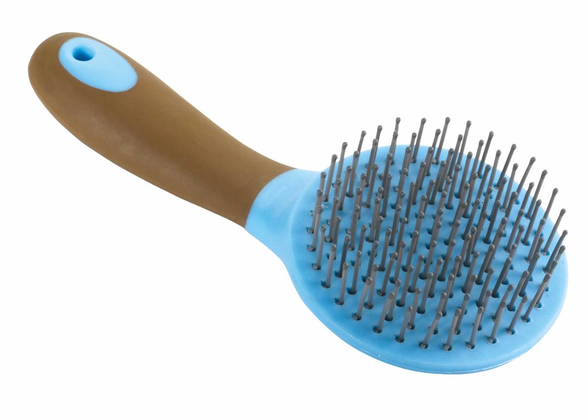 Hippotonic Mane Brush Baby blue/chocolate