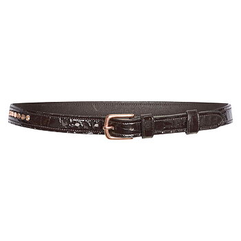 Imperial Riding Belt Olania Brown Rosé Metal