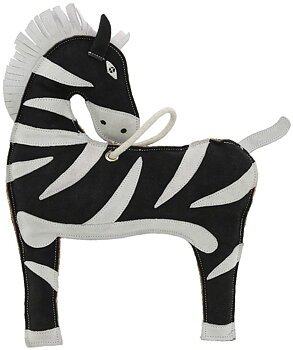 Hippotonic Zebra Horse Toy Black/white stripes