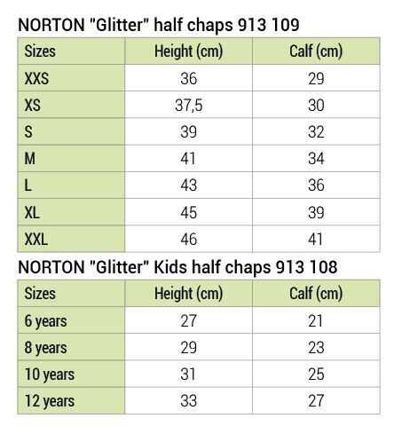 Norton Glitter Chaps Black - 5
