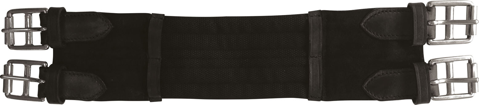 NORTON Luxe Kort Vadderad Sadelgjord Svart (30 cm)