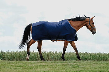 Riding World Drying Sheet/Sweat Rug Navy blue