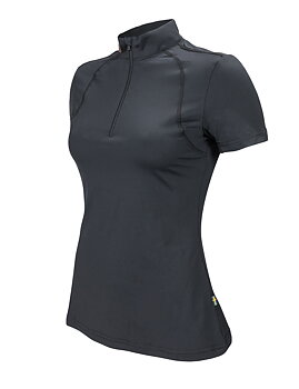 Back on Track Inez Short-Sleeved Riding Top, Black