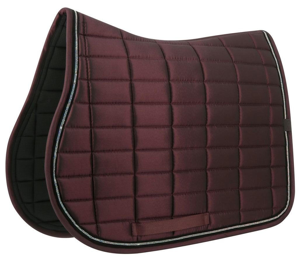 EQUITHEME 'Domino' Schabrak Burgundy - Full size
