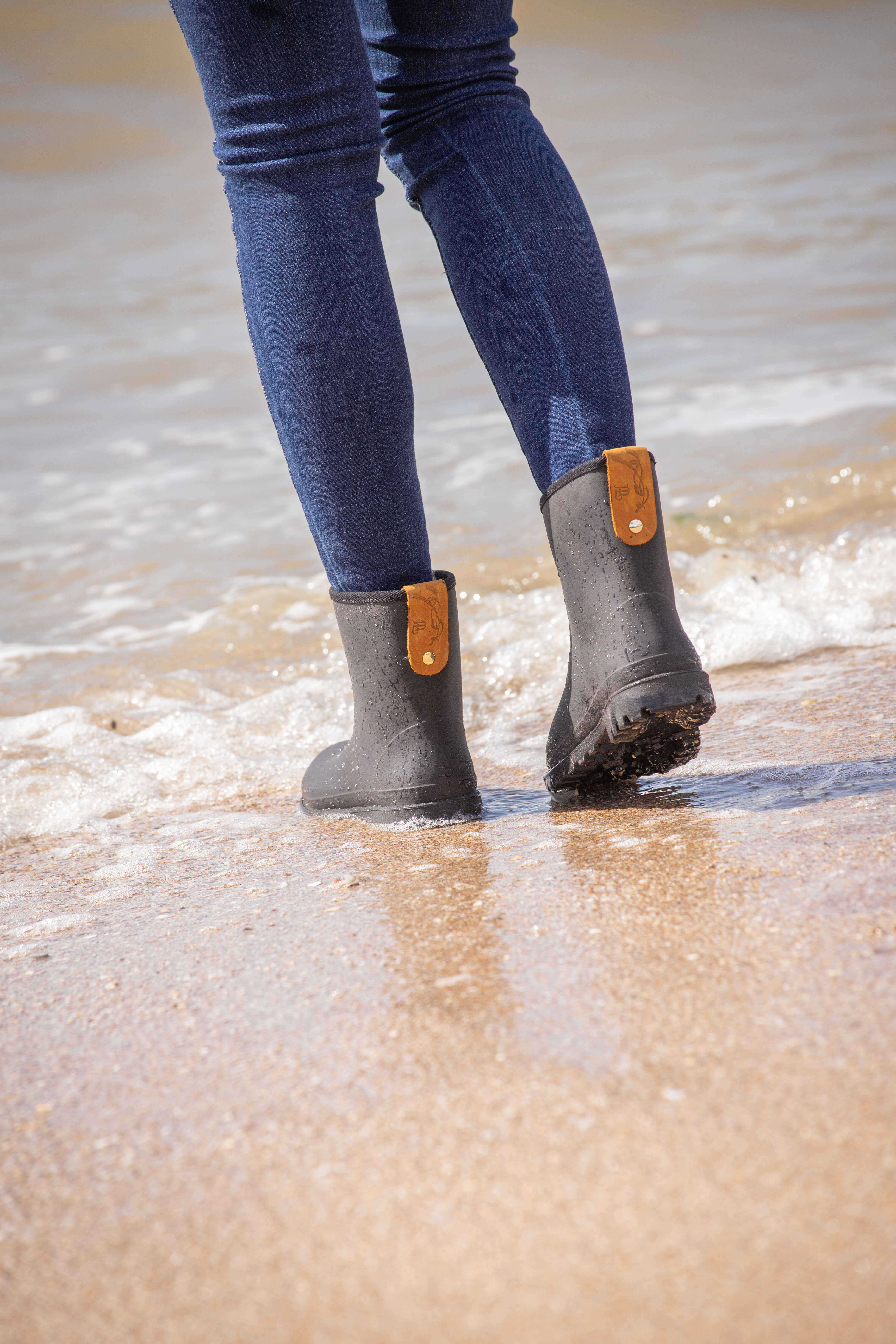 Penelope Lulu Rubber Boots Black - 3