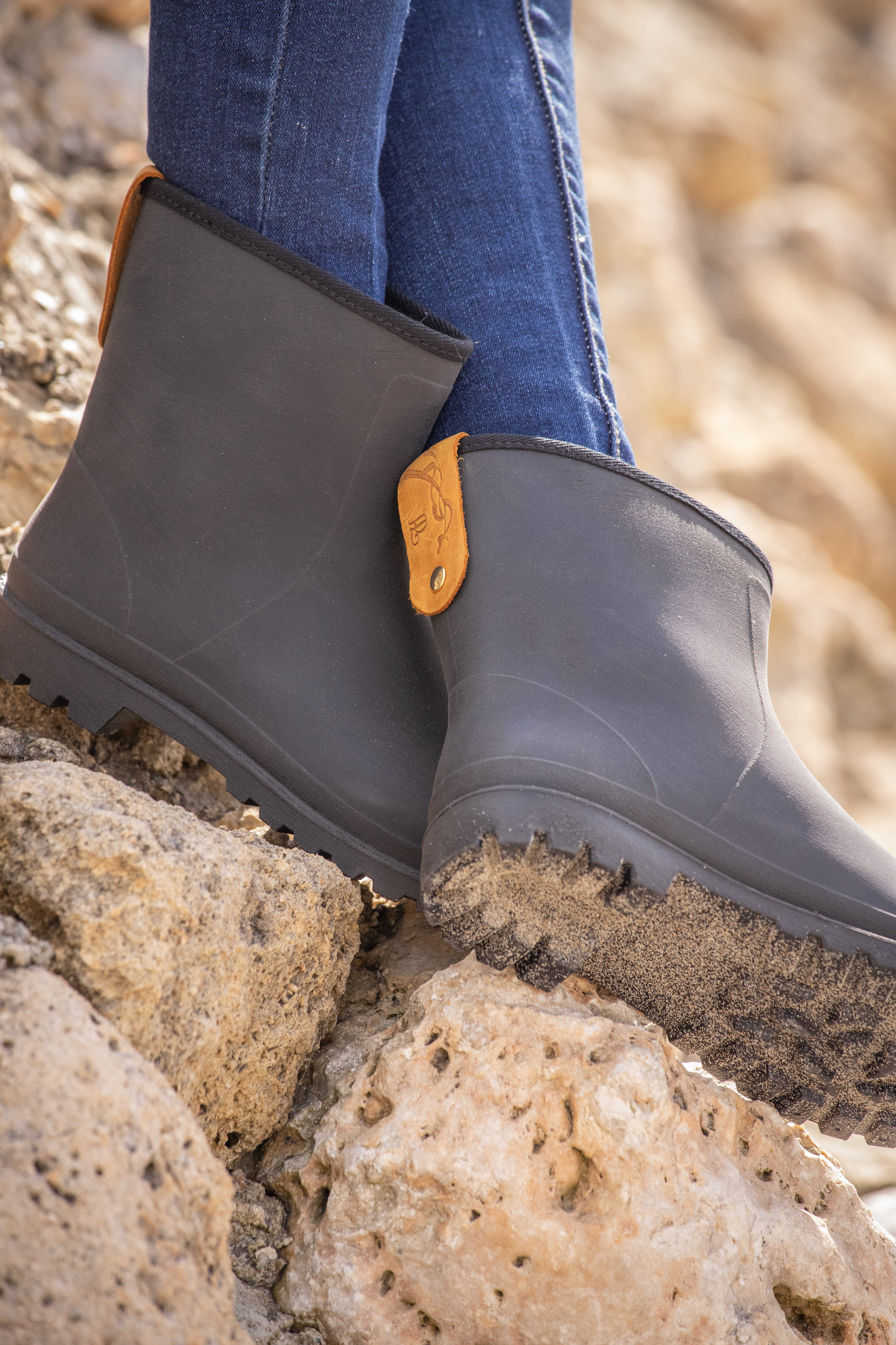 Penelope Lulu Rubber Boots Black - 2
