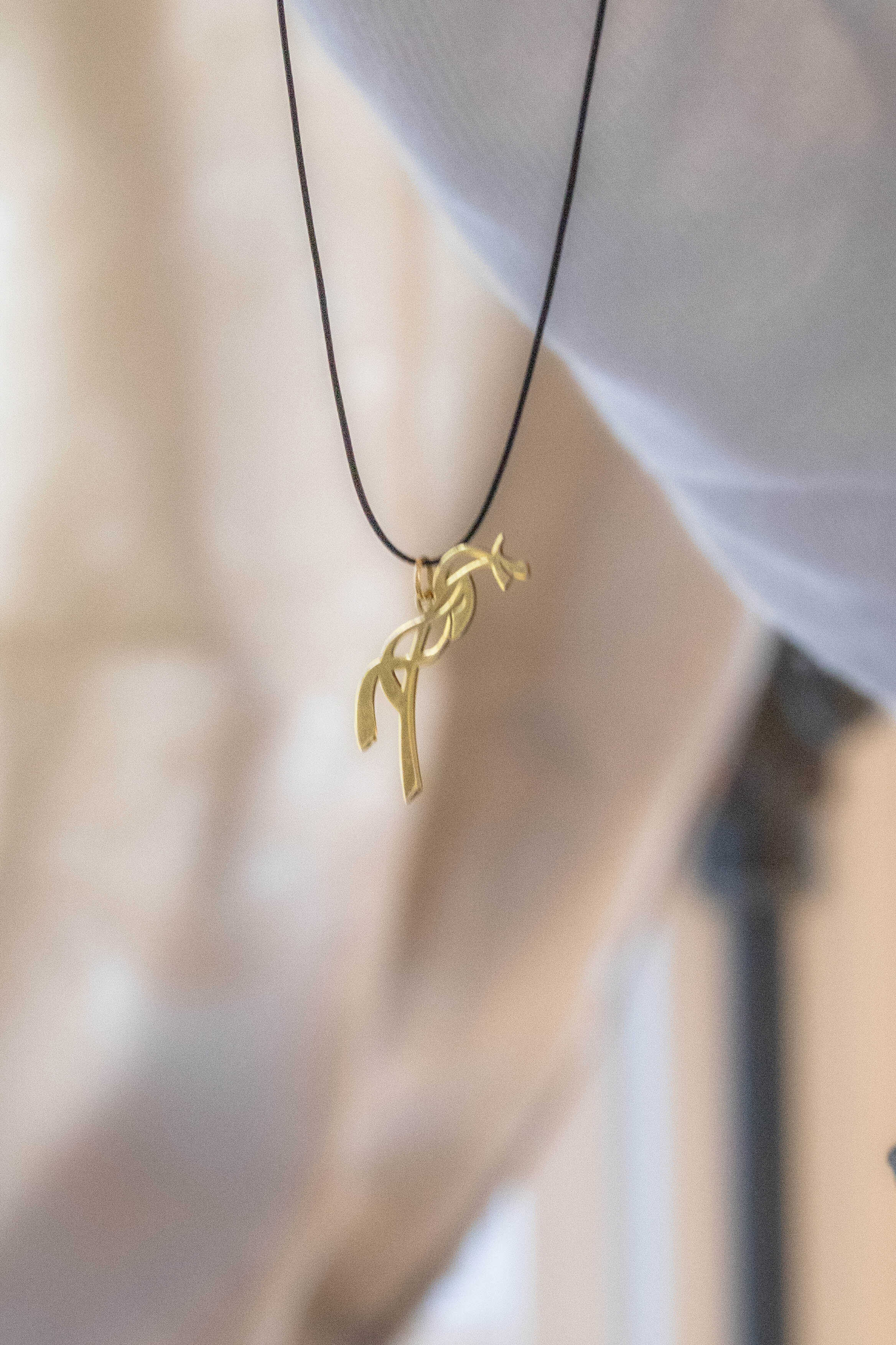 Pénélope Equestre Necklace Golden - 2