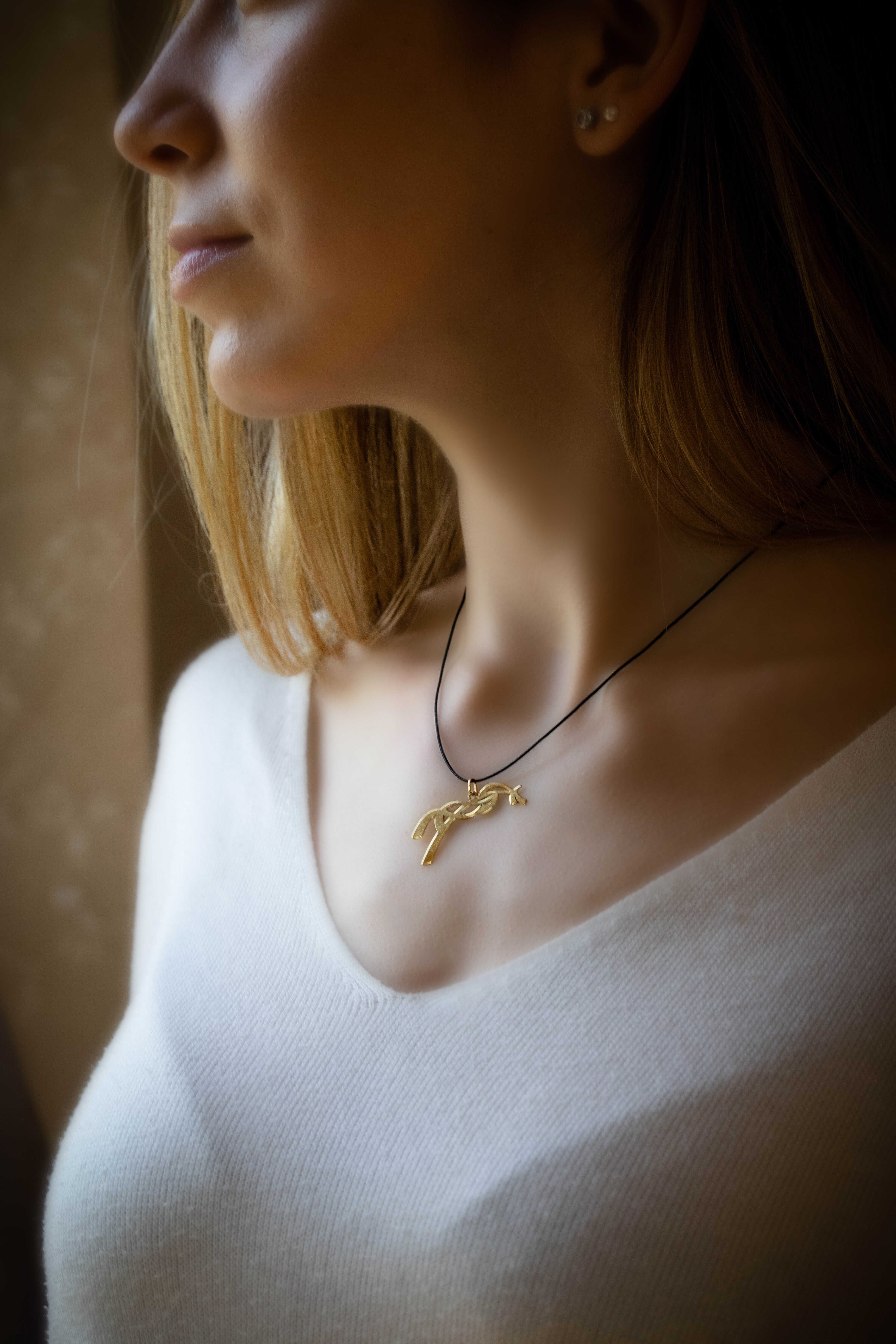 Pénélope Equestre Necklace Golden - 5