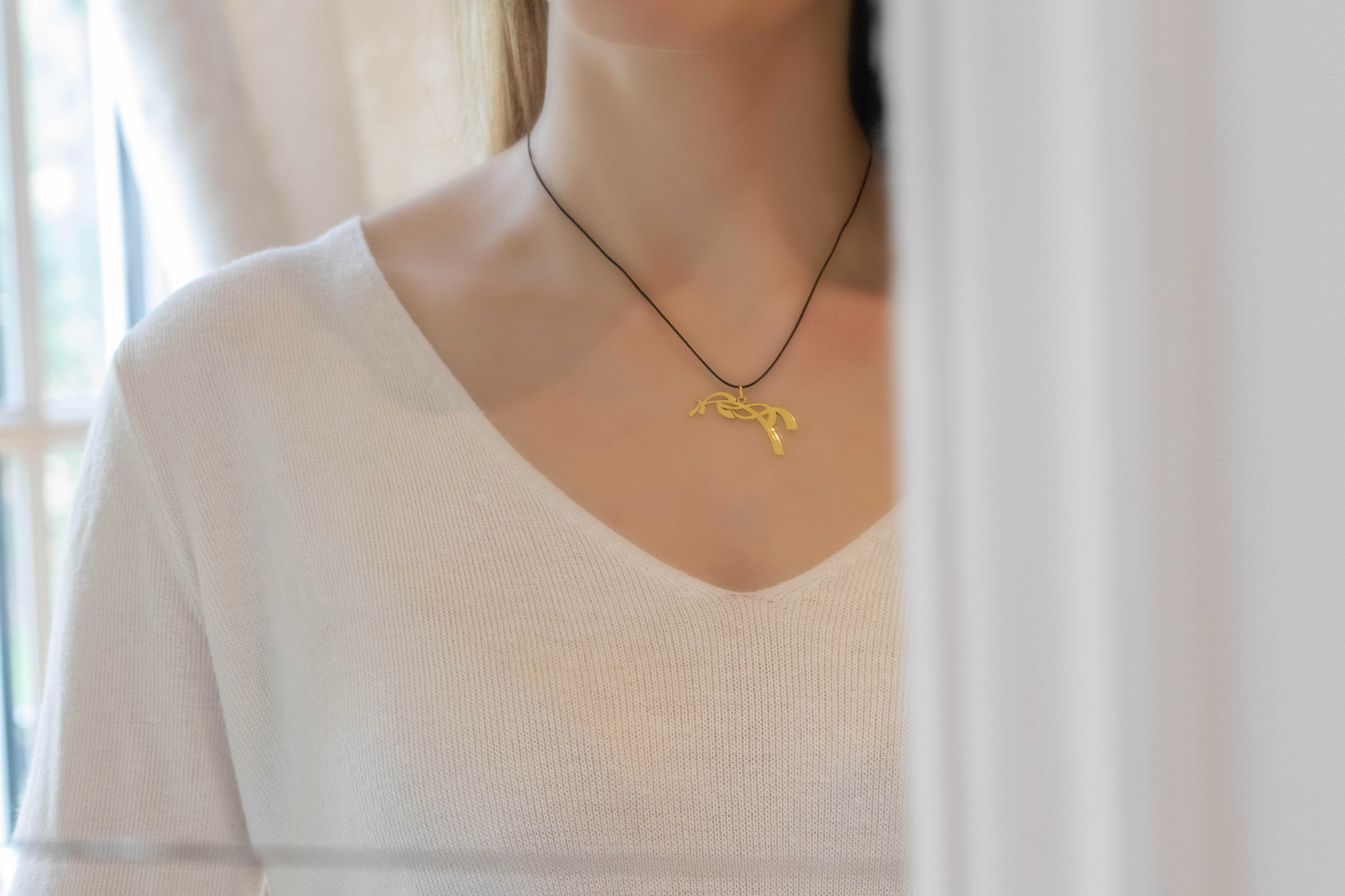 Pénélope Equestre Necklace Golden - 6
