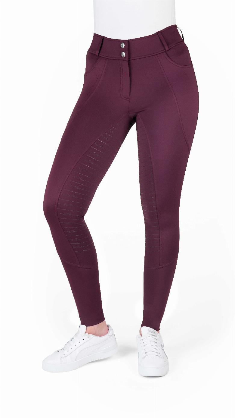 Equithème Je Taime Elsa Ridbyxor Plum (34)