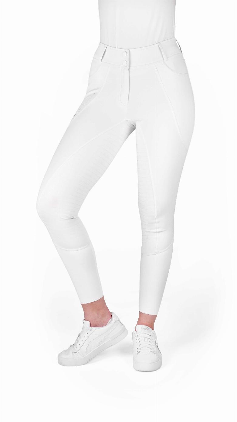 Equithème Je Taime Elsa Ridbyxor Vit (34)