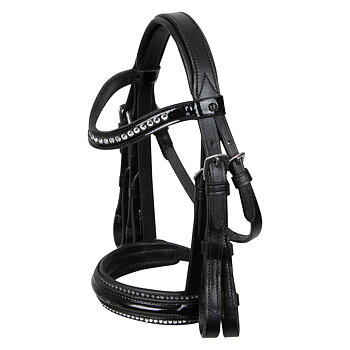 Imperial Riding Hobby Horse weymouth bridle Grand Prix - Black