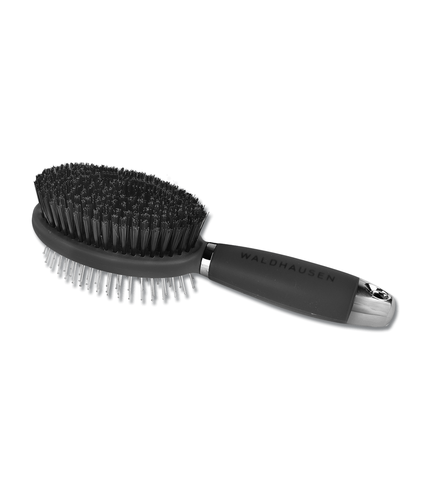 Waldhausen Double Sided Brush with Gel Handle - Black