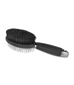 Waldhausen Double Sided Brush with Gel Handle - Black