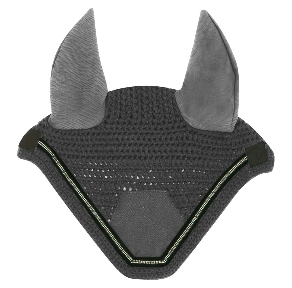EQUITHEME 'Domino' Fly Mask Grey
