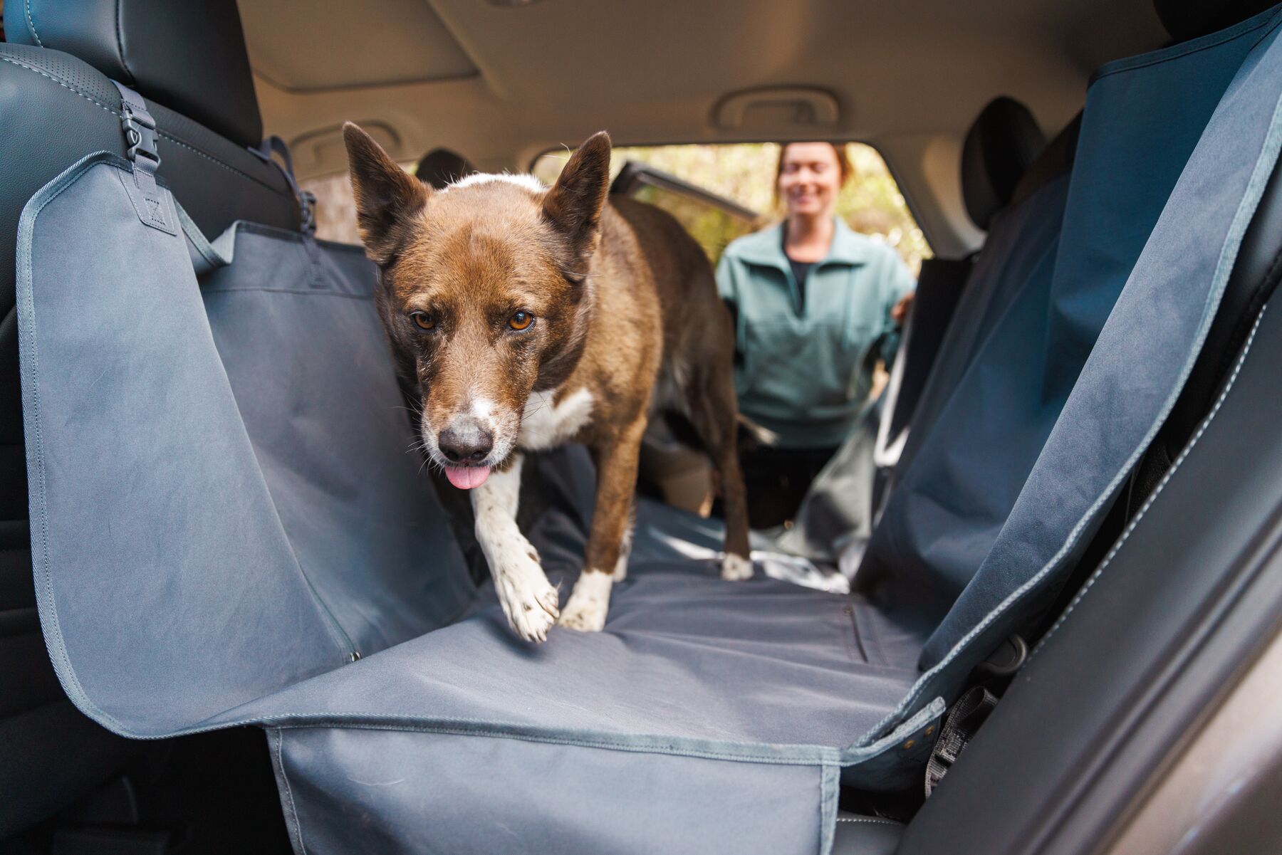 Ruffwear Dirtbag Dog Car Seat Cover - Basalt Gray - 11