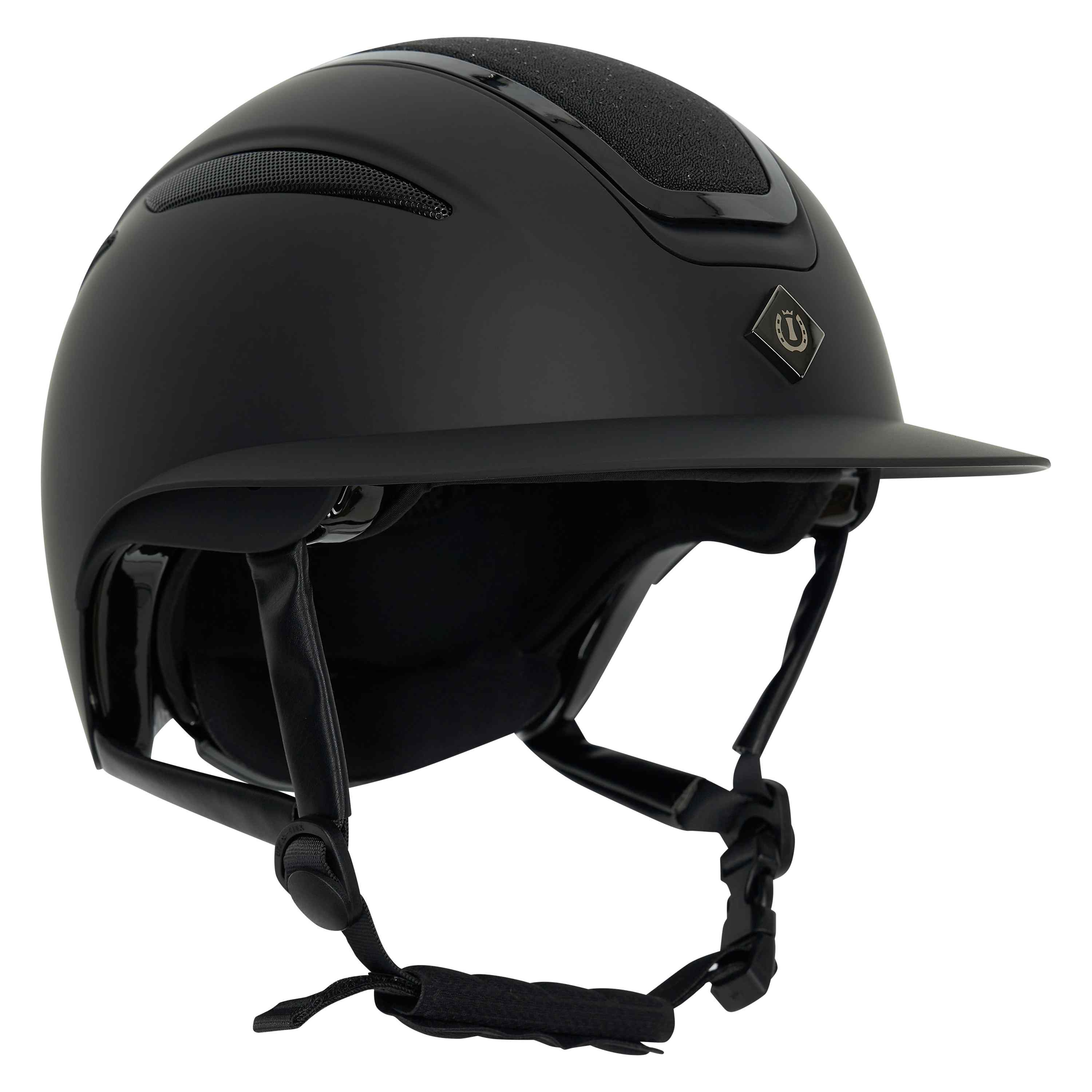 Imperial Riding Ratsastuskypärä Olania Deluxe big visor - Musta glitter