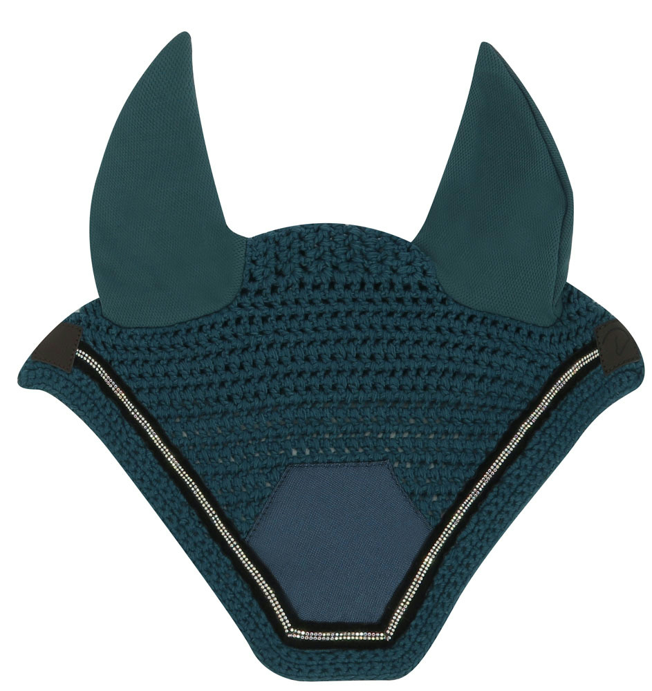 EQUITHEME 'Domino' Fly Mask Blue