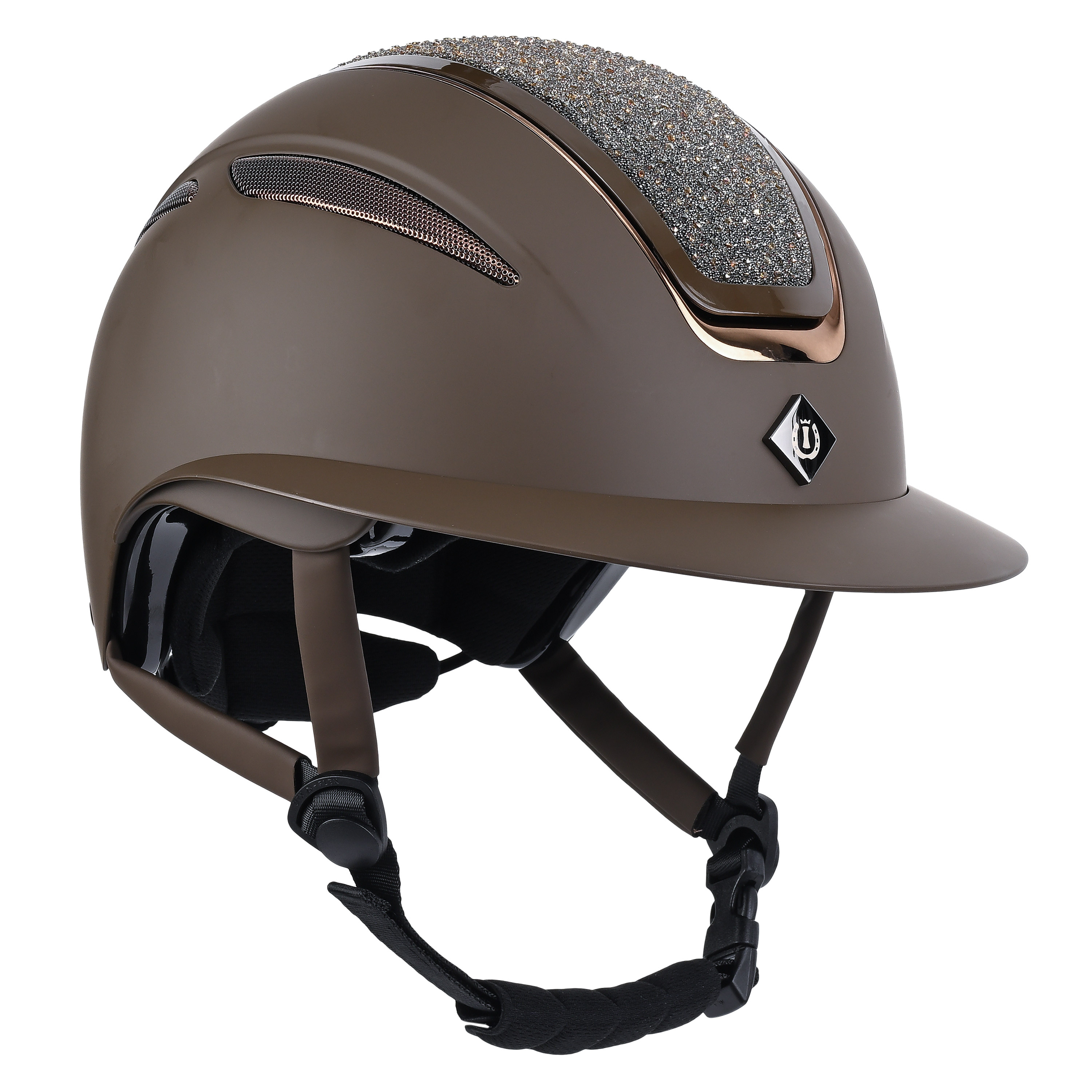 Imperial Riding Ratsastuskypärä Olania Deluxe big visor - Ruskea