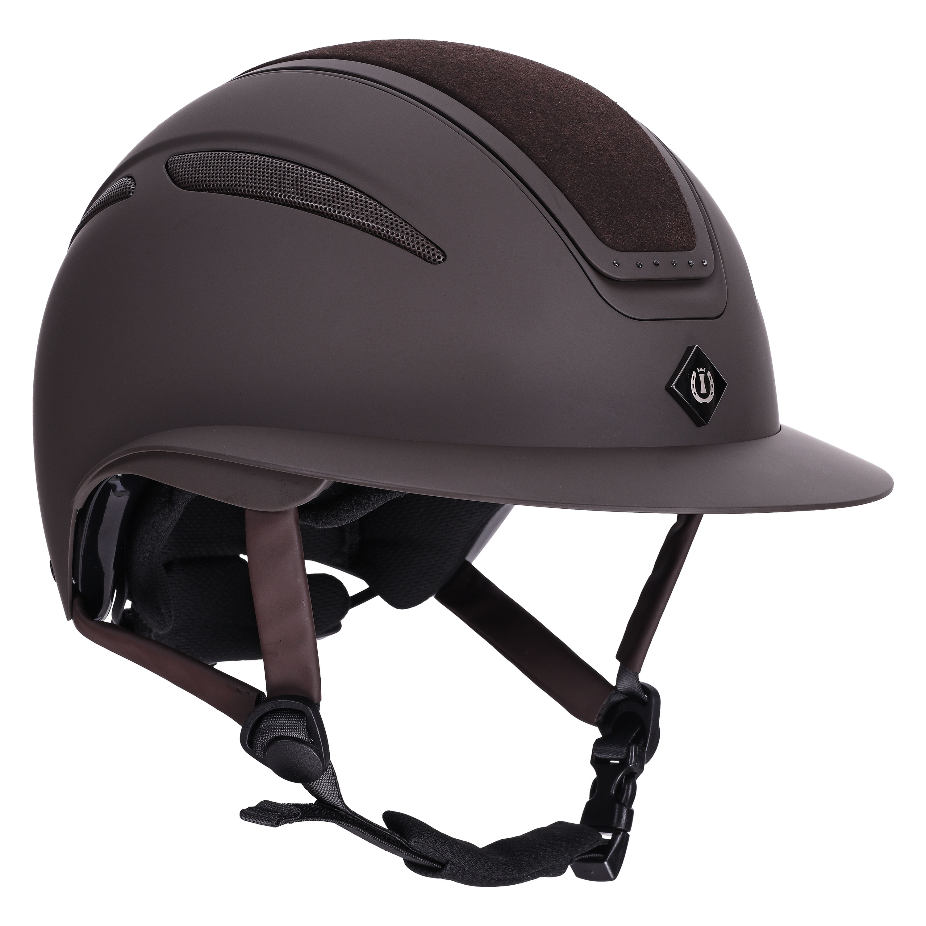 Imperial Riding Riding helmet Olania Deluxe big visor - Dark brown