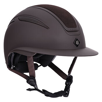 Imperial Riding Ratsastuskypärä Olania Deluxe big visor - Tummanruskea