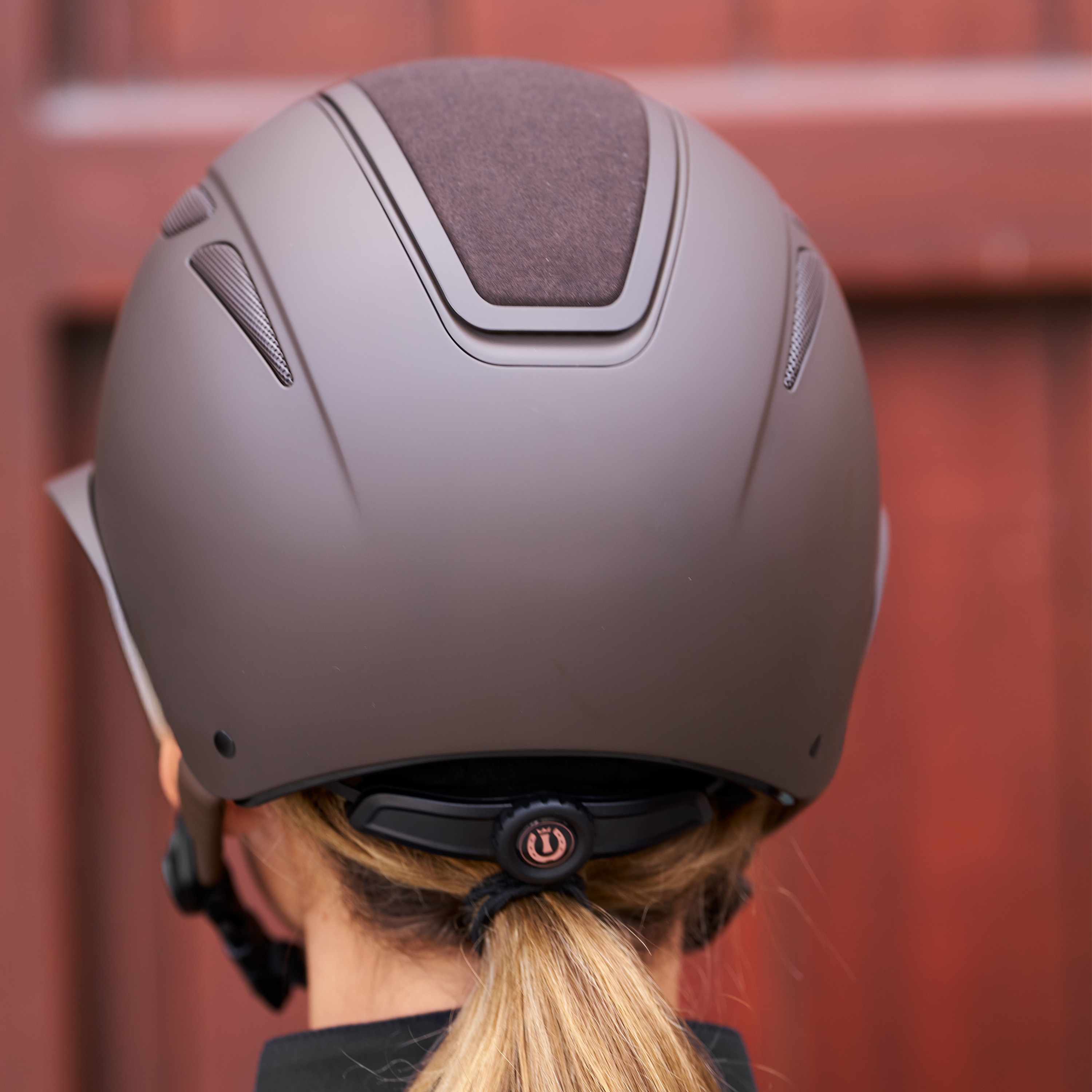 Imperial Riding Riding helmet Olania Deluxe big visor - Dark brown - 4