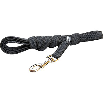 Julius-K9 Color & Gray 14 mm Super-grip - Hihna - Musta - 3 m