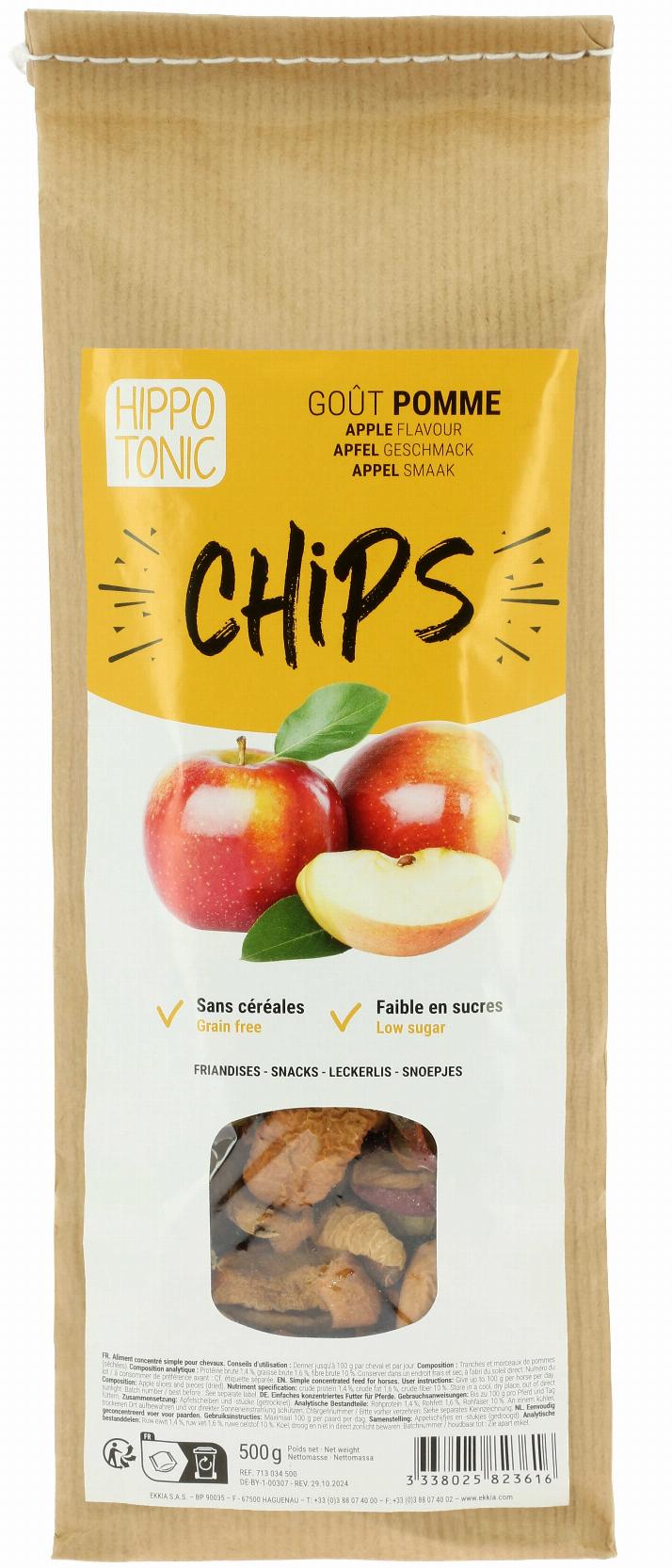 Hippotonic Äppelchips 500 g
