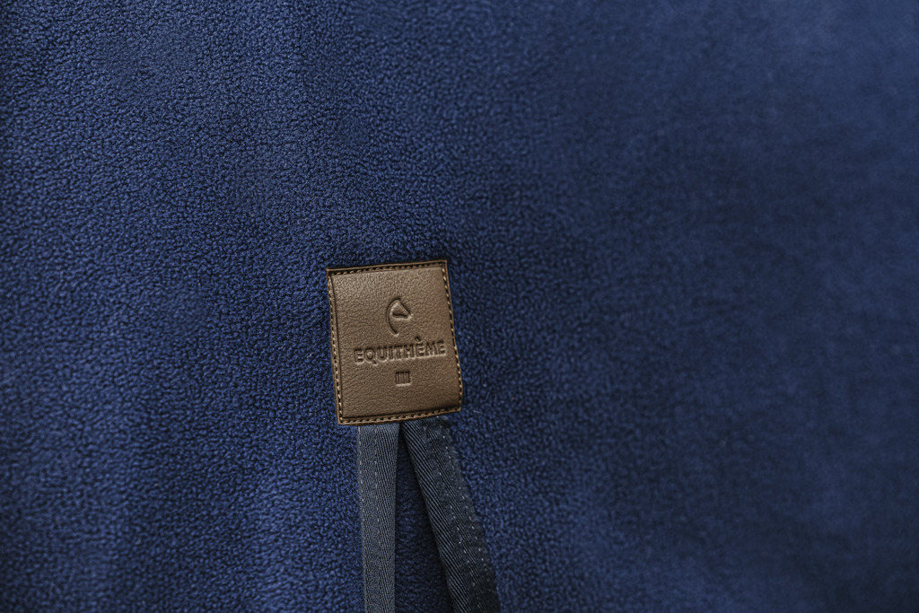 EQUITHEME 'Vague' Fleece Sheet Navy - 6