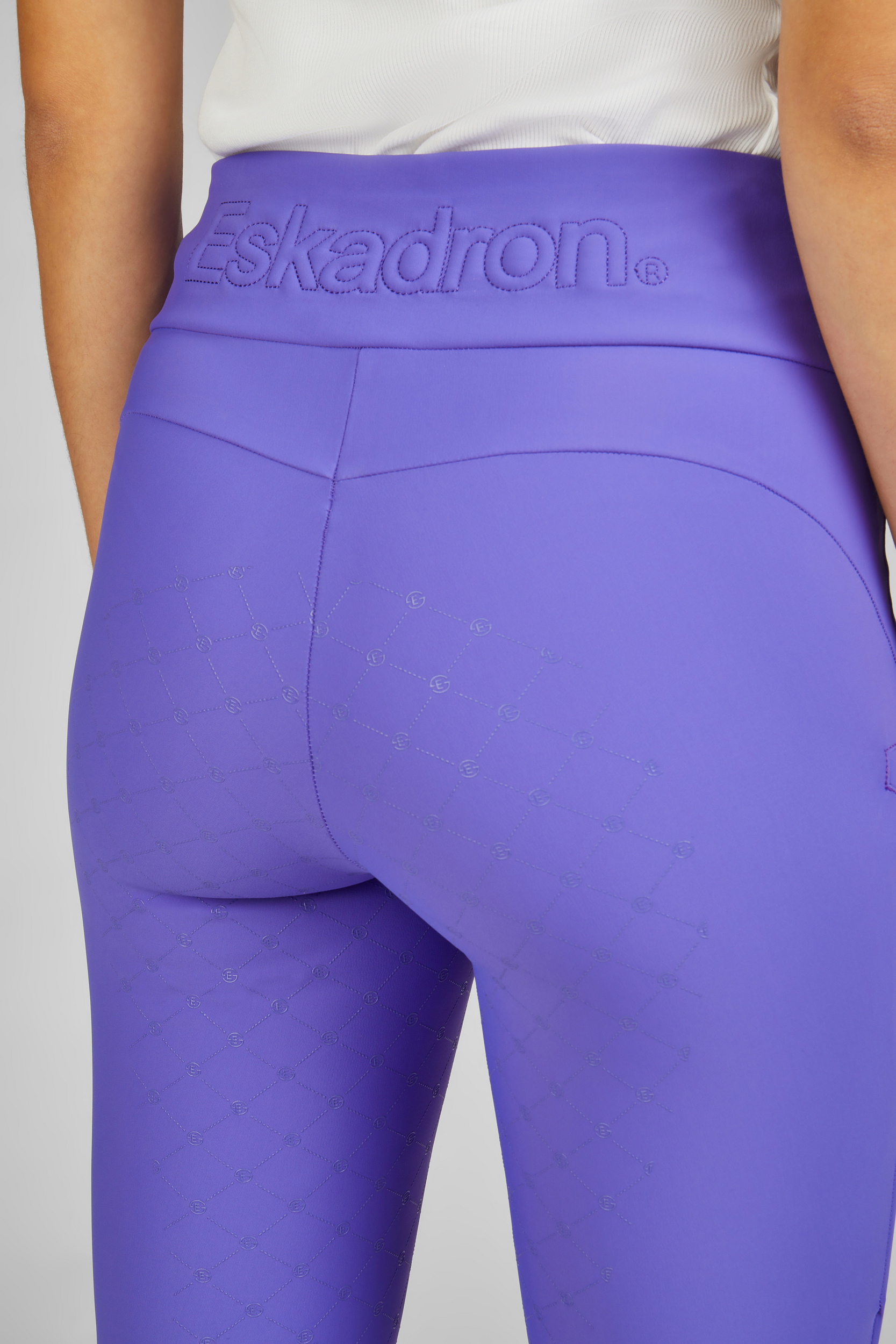Eskadron Dynamic 24 S/S PRO Riding Tights - Purple- Full Grip  