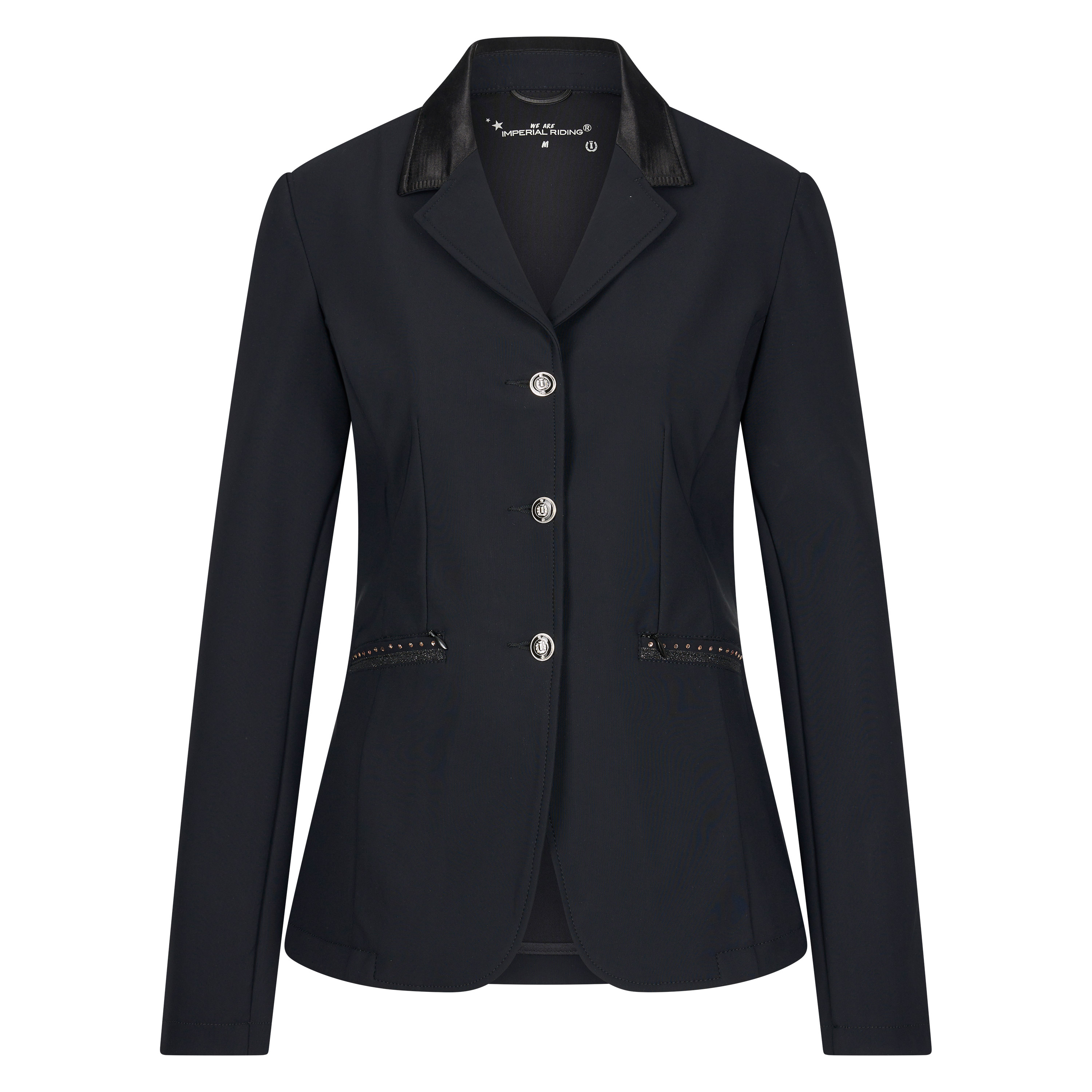 Imperial Riding Competition jacket Vive Capone - Black-Rose gold