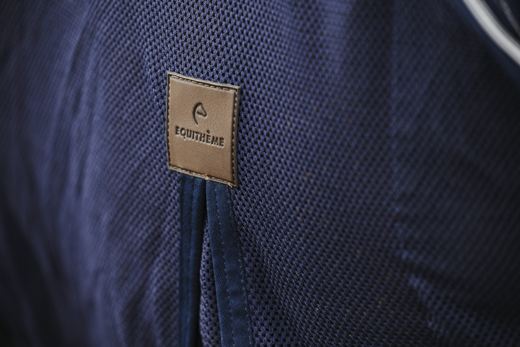 EQUITHEME Mixed Fabric Hästtäcke Navy - 4