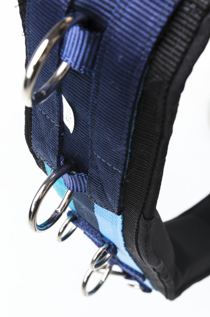 NORTON Synthetic Lunging Surcingle Turquoise/Navy/Light Blue - 3
