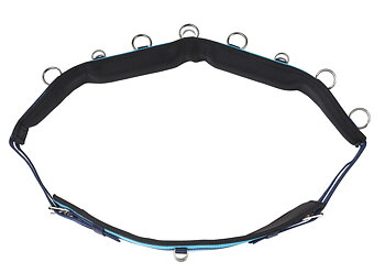 NORTON Synthetic Lunging Surcingle Turquoise/Navy/Light Blue