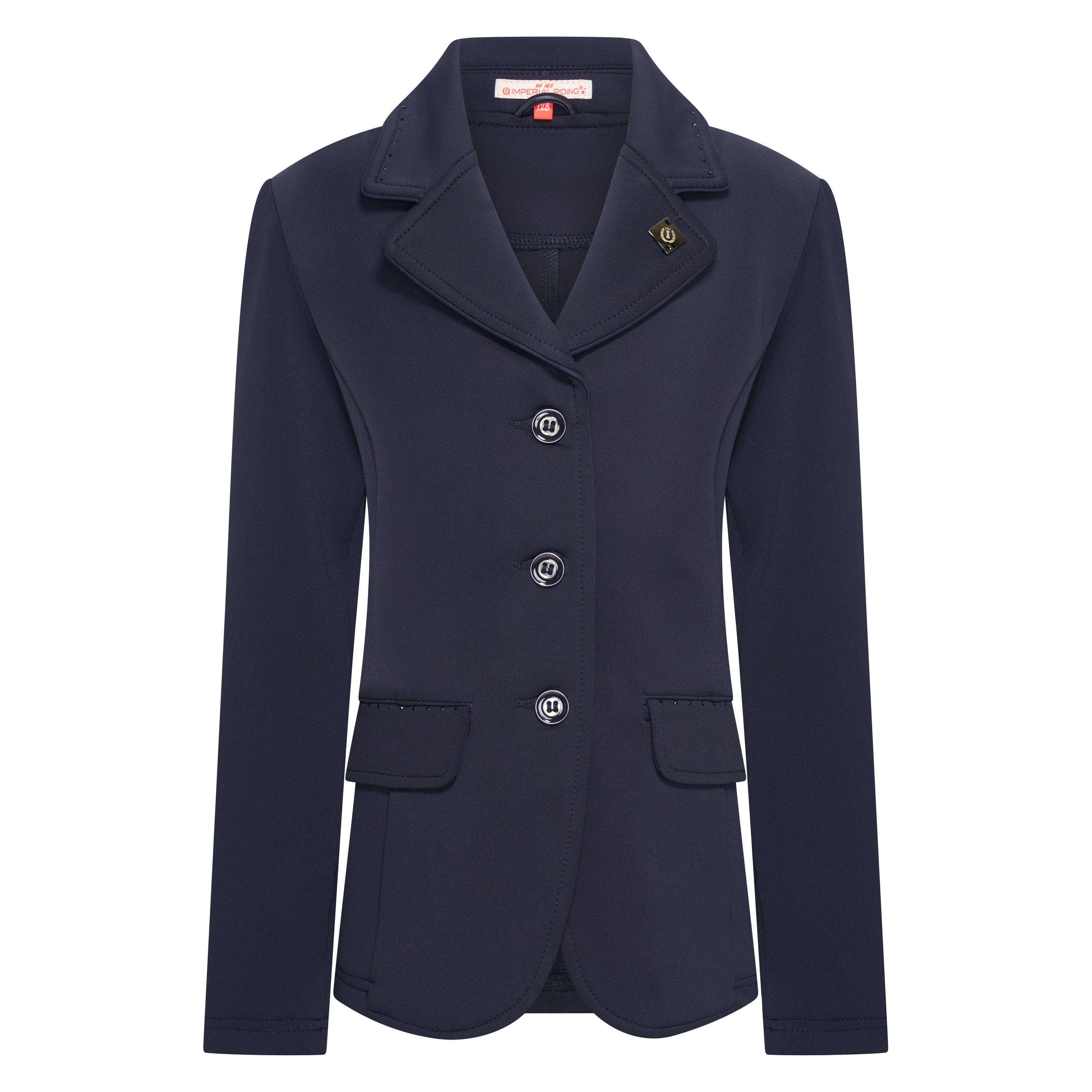 Imperial Riding Junior KIDS Kilpailutakki Basic Glam - Tummansininen