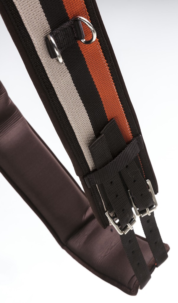 NORTON Synthetic Lunging Surcingle Rust/Brown/Beige - 3