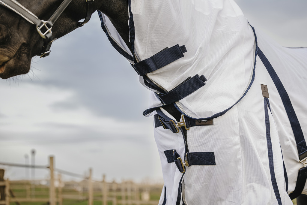 EQUITHEME Insect-proof Sheet - Mesh White - 12