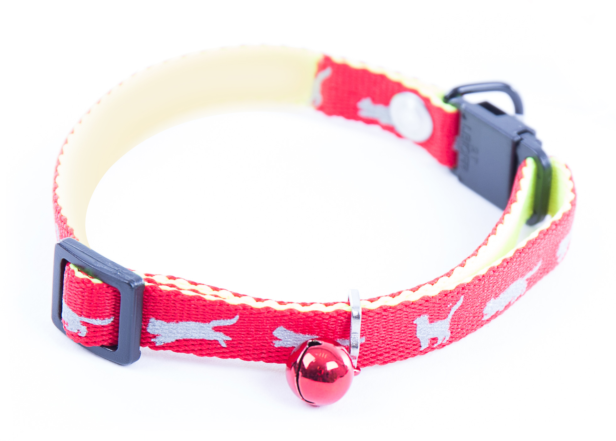 Martin Sellier Zweifarbiges Katzenhalsband aus Nylon - 4
