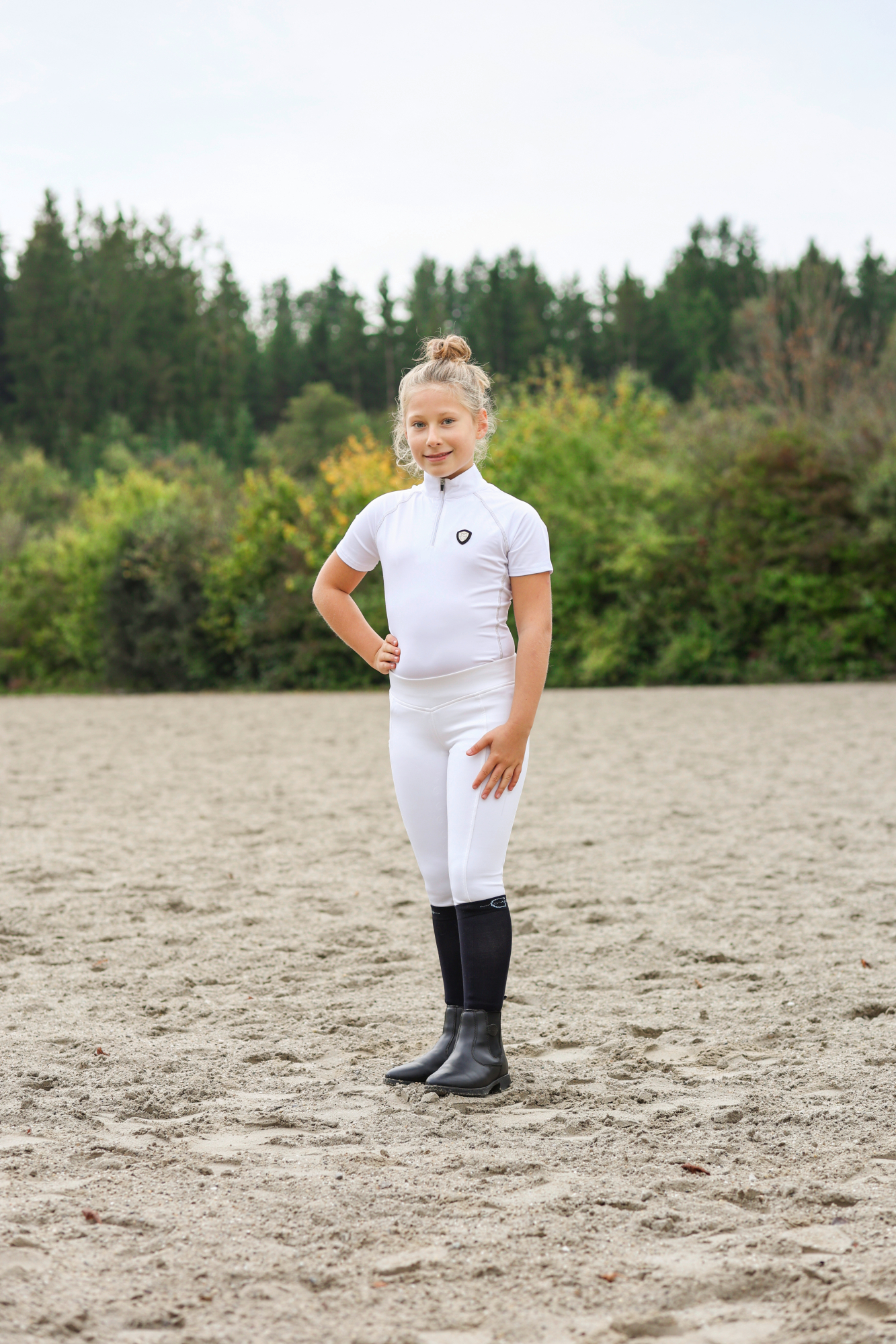 Covalliero ClassicStar Ratsastustrikoot Lasten - Valkoinen - 5