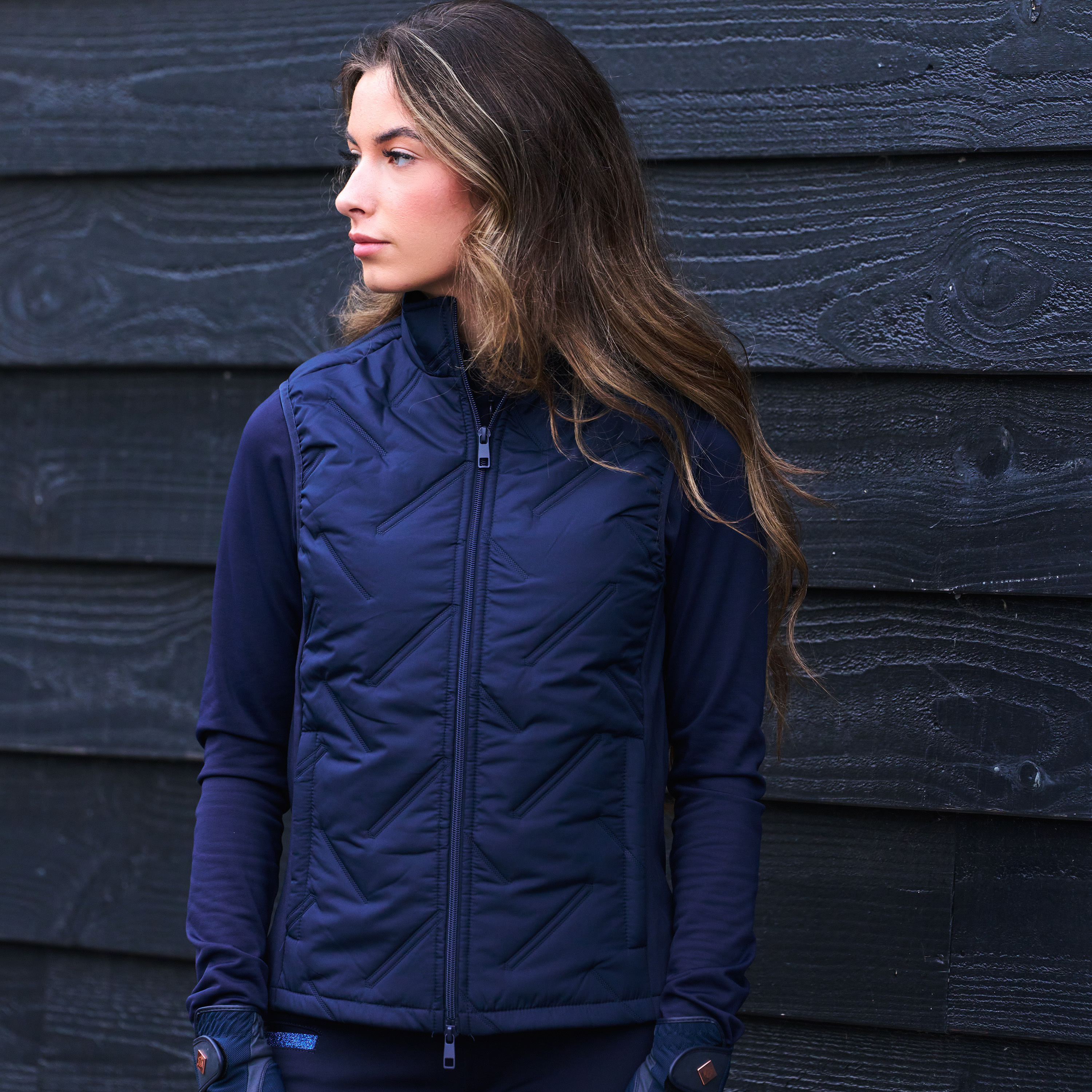 Imperial Riding Bodywarmer Jenny Hybrid - Navy - 2