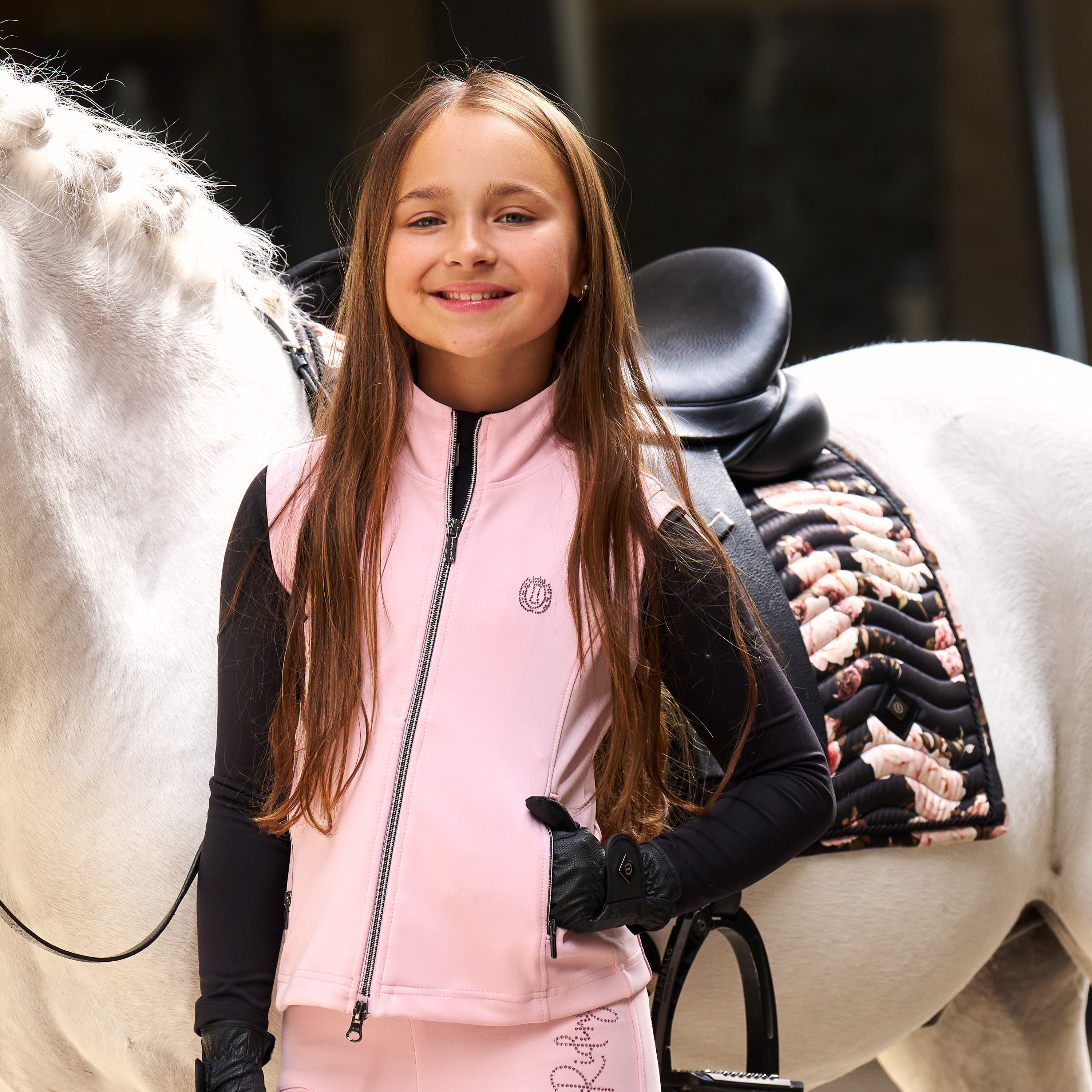 Imperial Riding Junior KIDS Bodywarmer Cybil - Candy Floss - 3