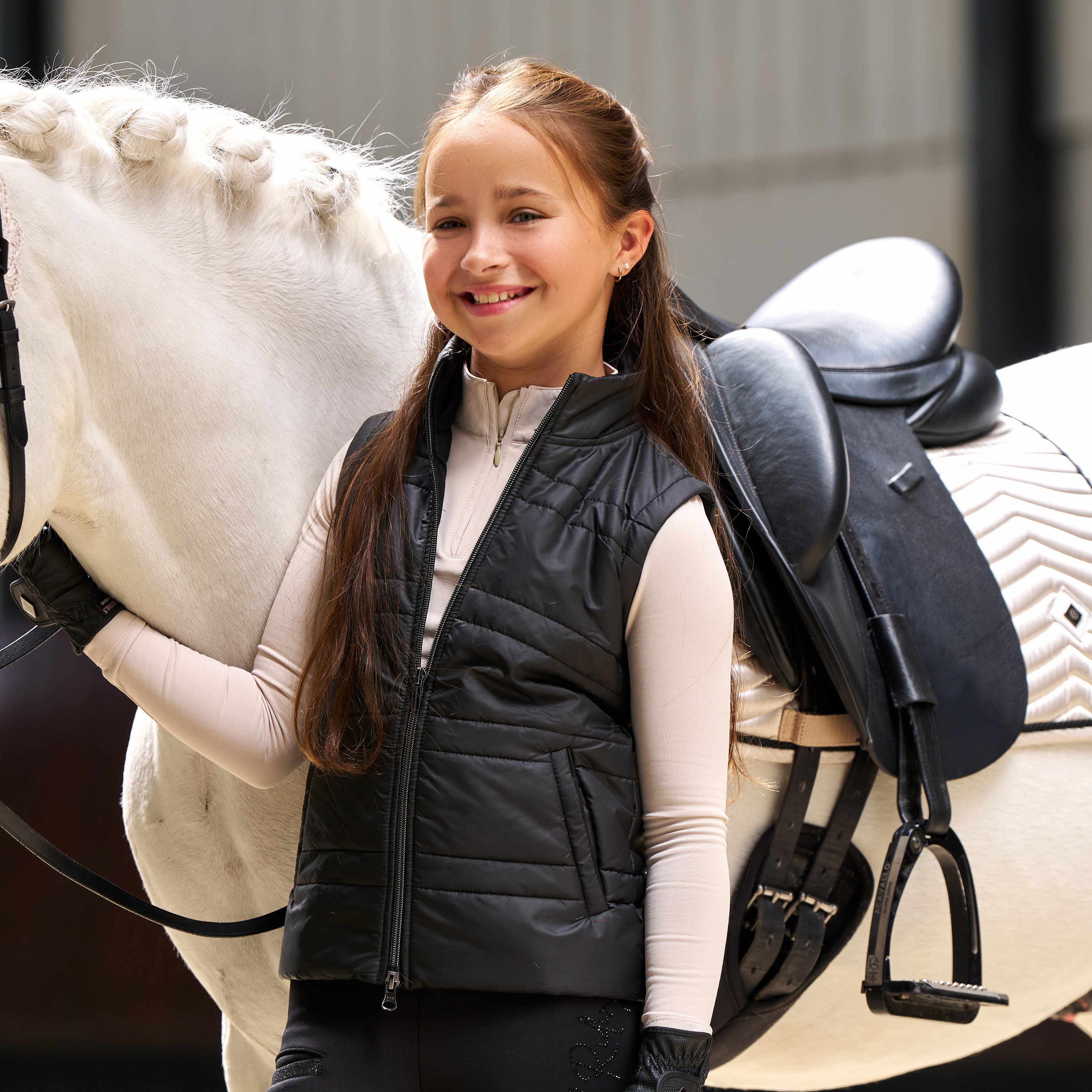 Imperial Riding Junior KIDS Väst Bonnie - Svart - 3