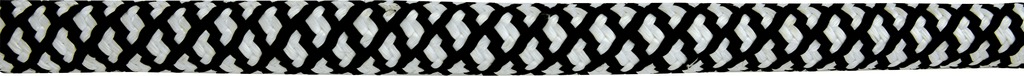 NORTON Rubber Handle Lead Rope Black/White - 2