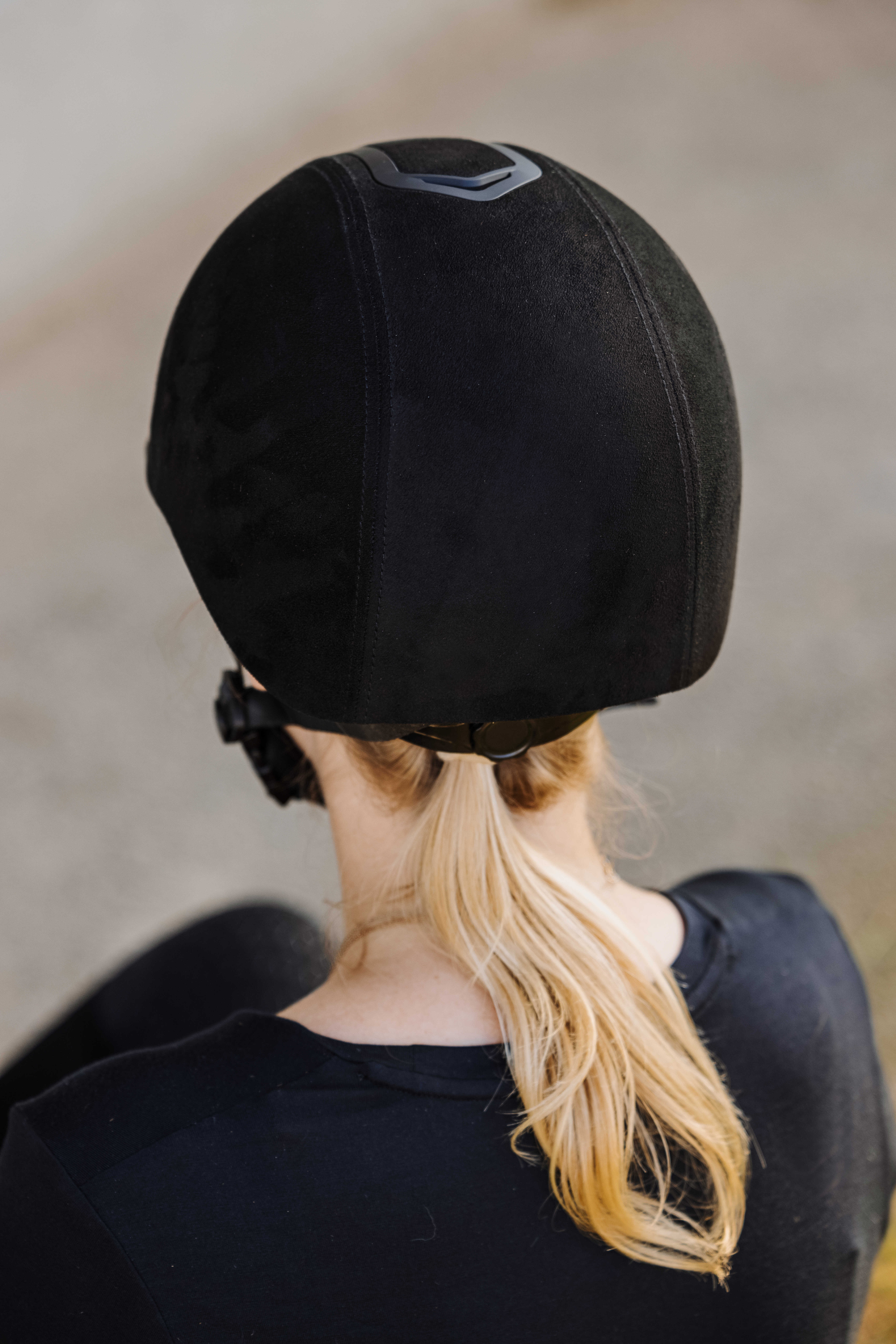 Choplin Aero Velvet Ratsastuskypärä Matte Black - 3