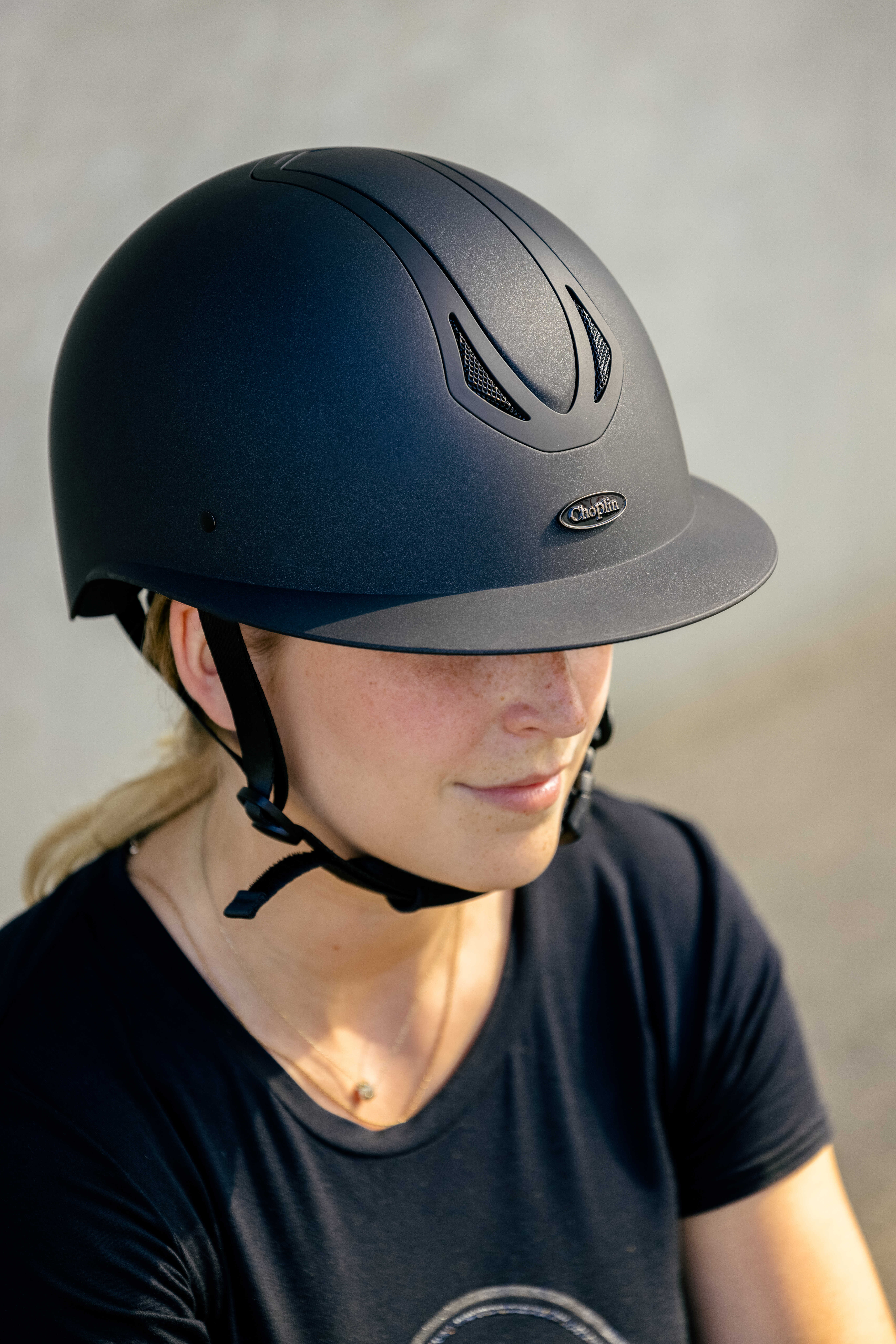 Choplin Meyrik Riding Helmet Black - 2