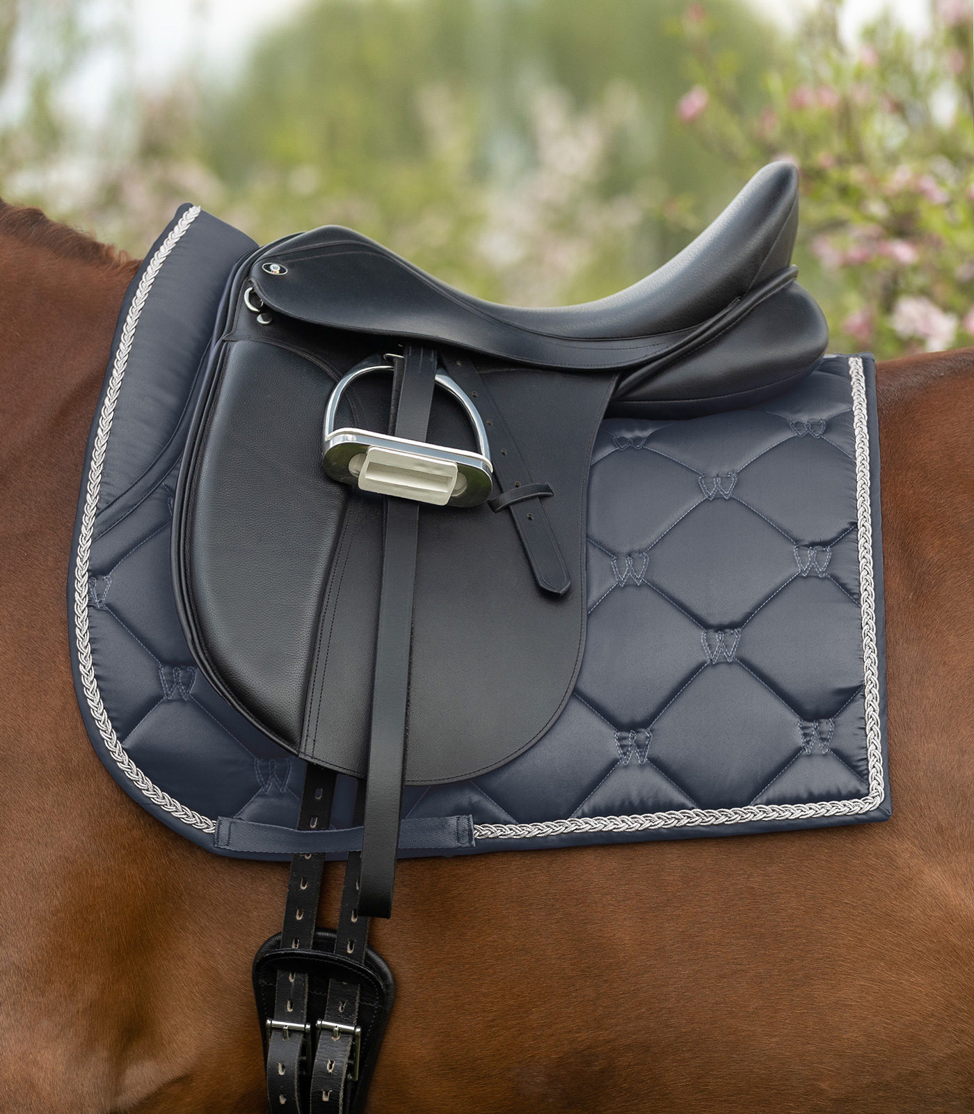 Waldhausen Valencia Saddle Pad midnight blue/silver - 3