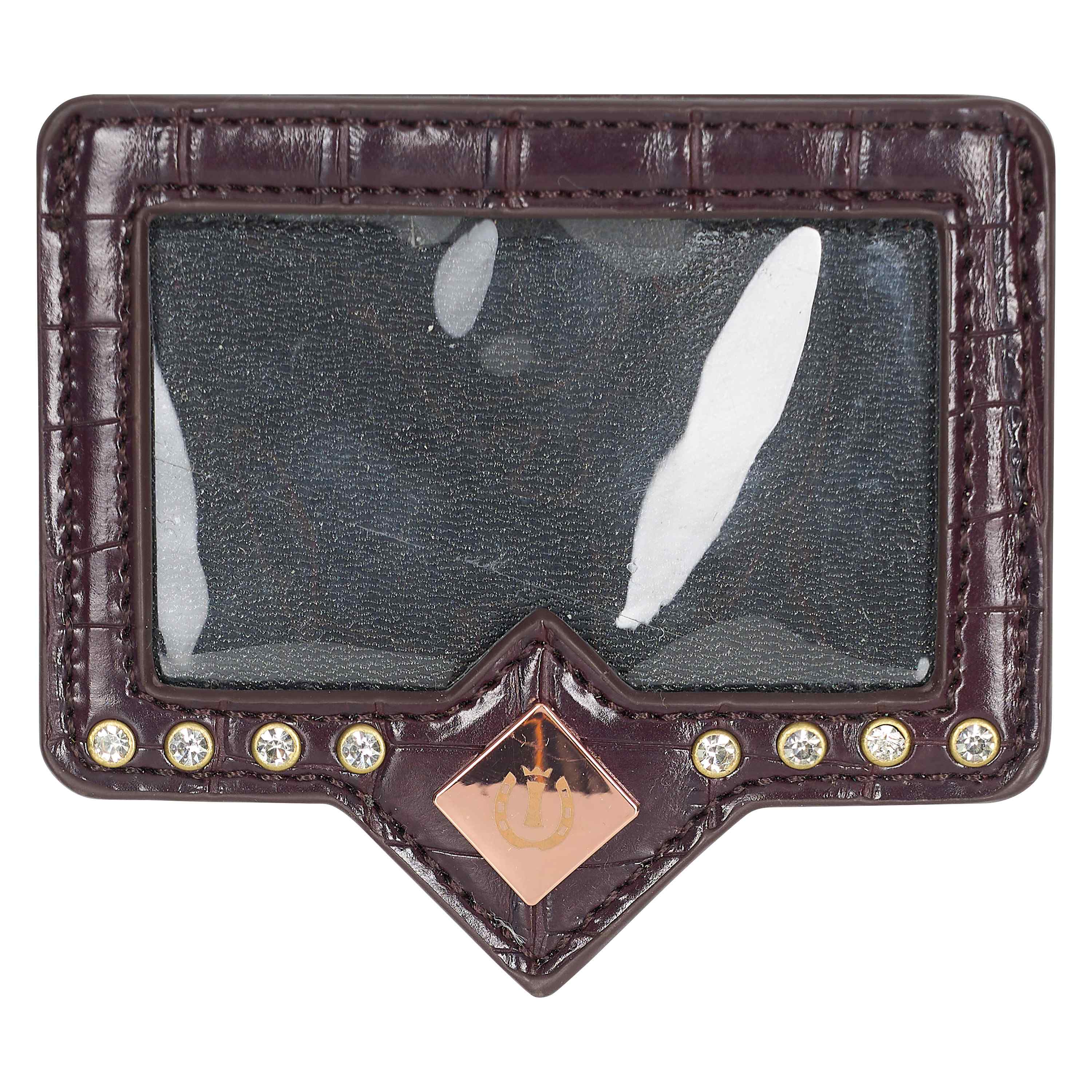 Imperial Riding Nummerlapp Show and Glow Brown-Brown Croco